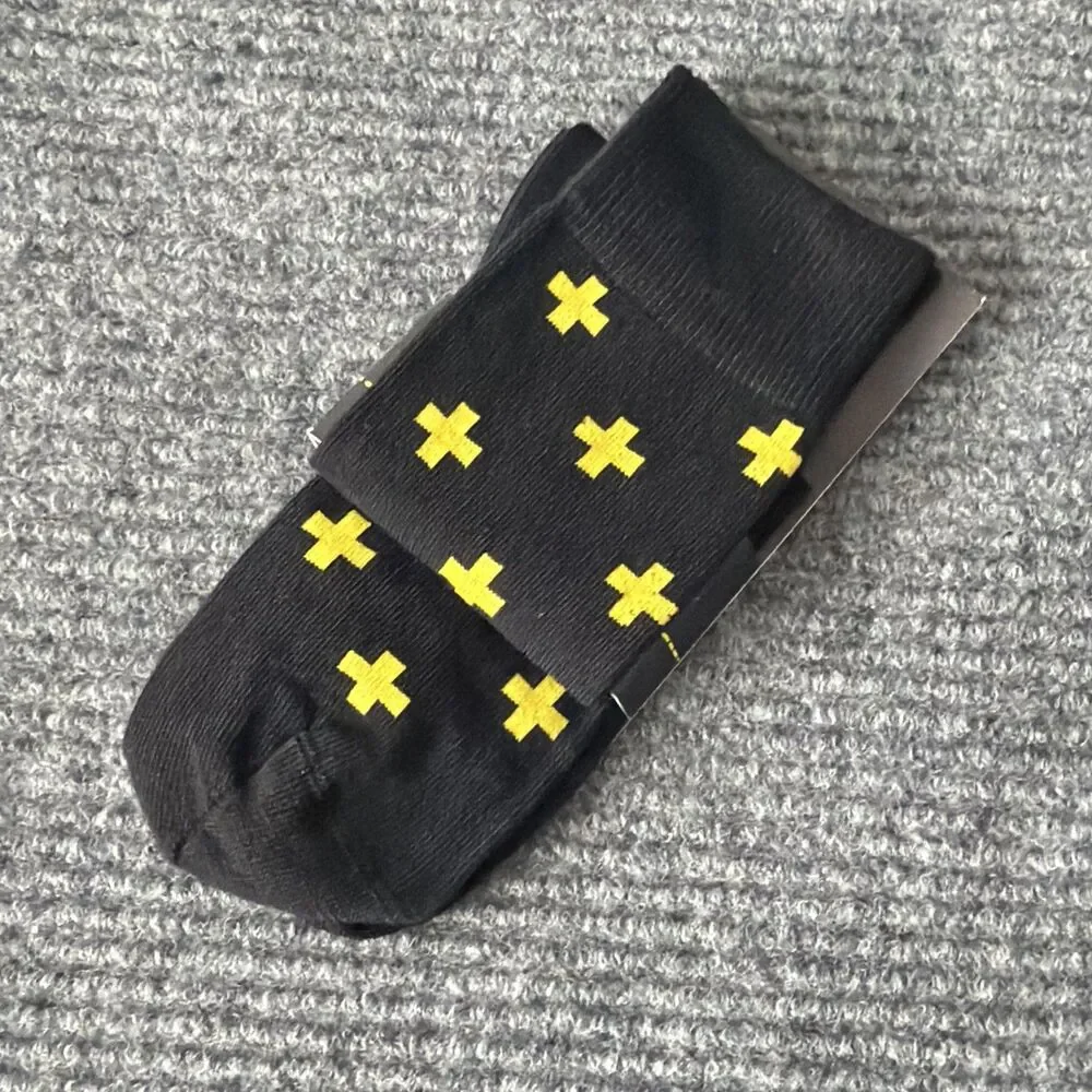 Dr. Martens AirWair Cross Logo Organic Cotton Blend Crew Socks S/M  (3-8) NEW